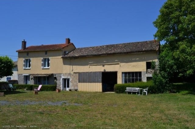 Old Stone House With Outbuildings And..