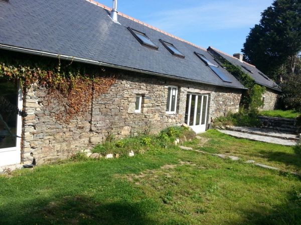 Two houses, Outbuildings, Land, Stream - 2