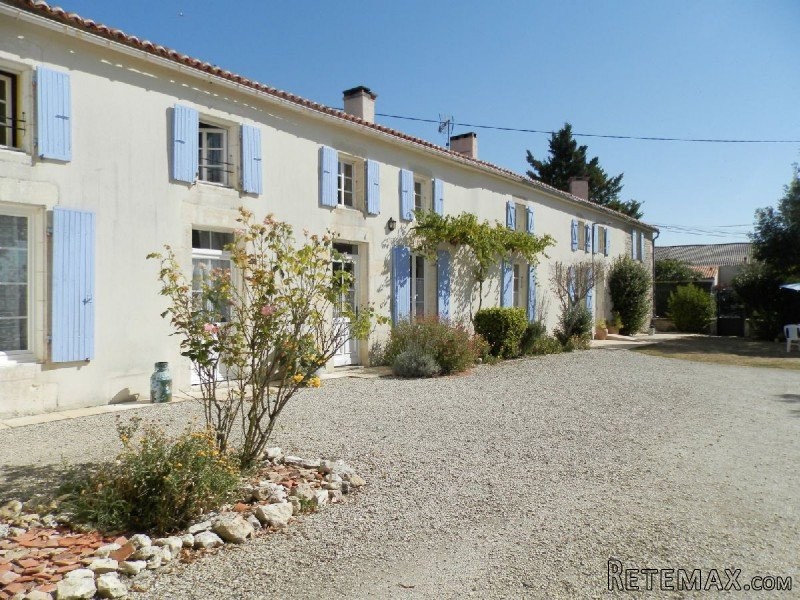 Gated Stone Property With Long..