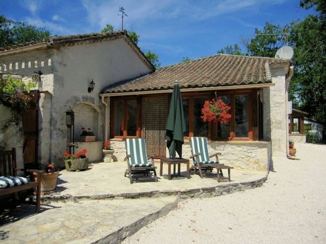 House And Garden In Elevated Position..