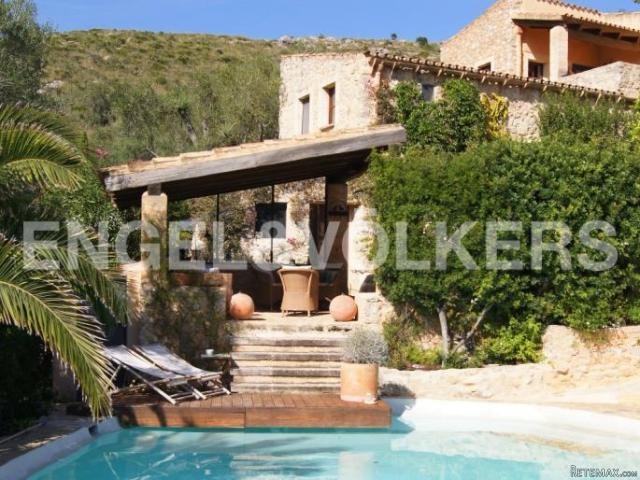 Romantic country house in a nature..