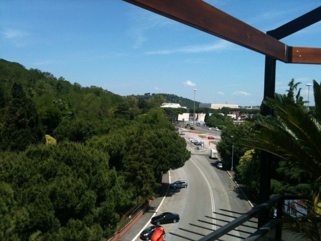 OVERLOOKING THE GREENERY OF THE HILL OF..