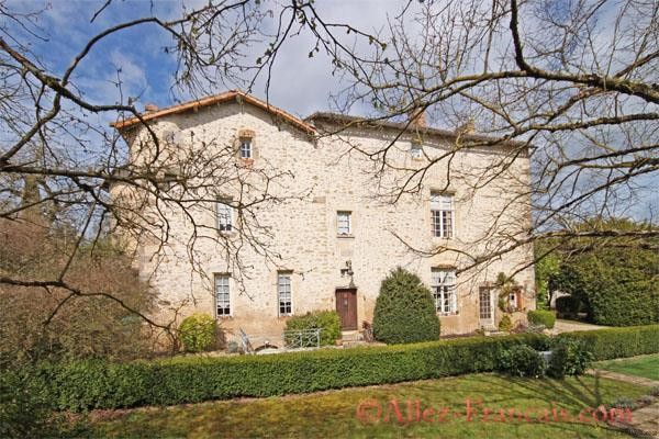 Nr Parthenay. Restored Medieval Priory..