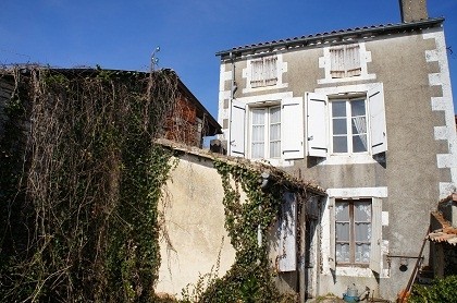 Village property with garden