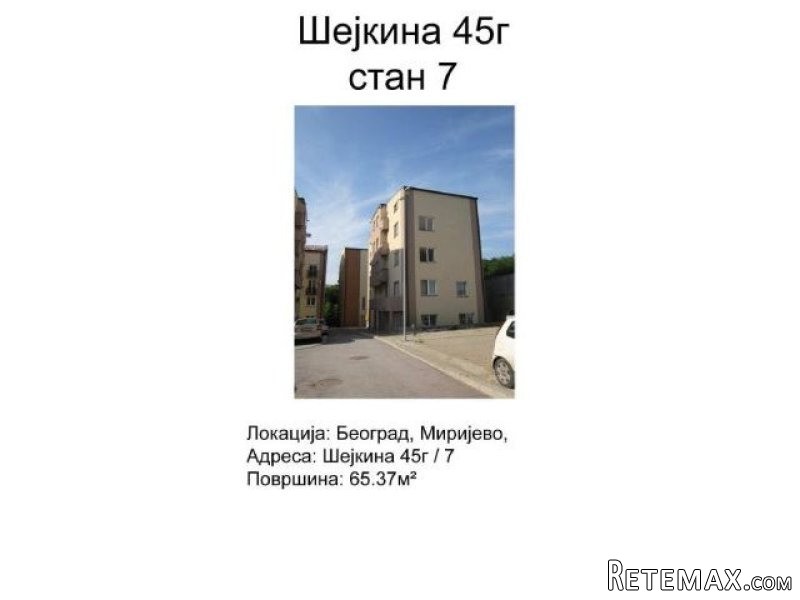Prodajem Stan-Apartman, Mirijevo