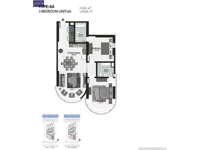 2 Bedrooms - Apartment - For Sale