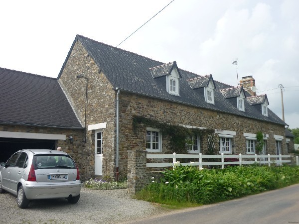 House in Rural Village Setting