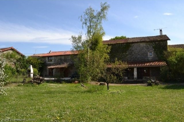 Three Houses With Two Barns On More..