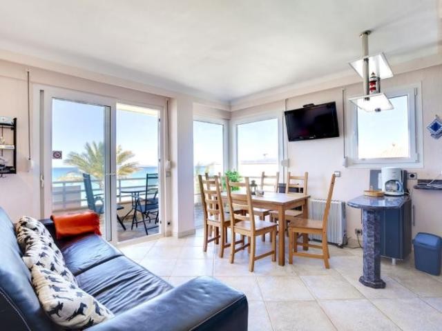 Modern apartment with balcony in first..