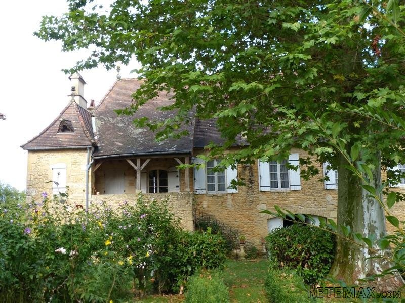 Two Stone Houses With Dovecote, Woods..