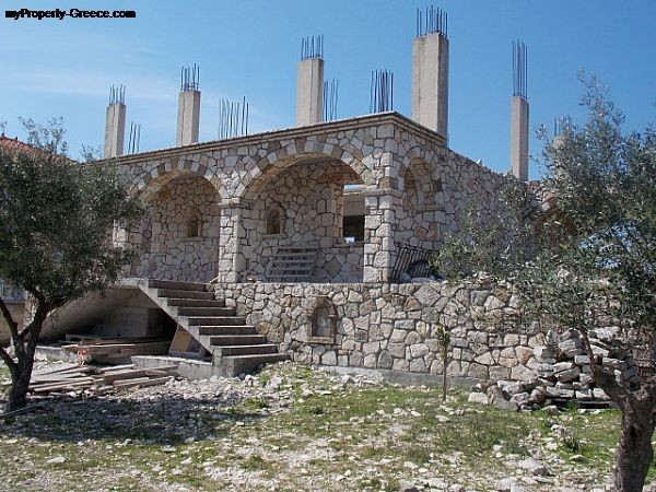 Traditional stone villa under..