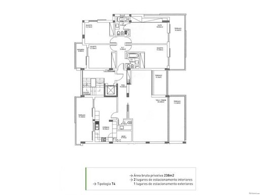 4 Bed Condominium Apartment in Cascais - 2