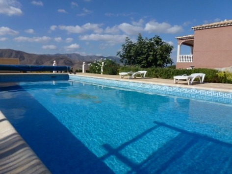 Panoramic views. - Villa in Hondon de..