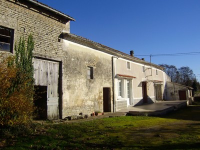 Stone House With Outbuildngs