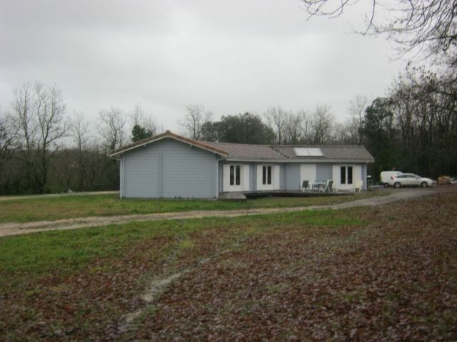 Spacious wooden house