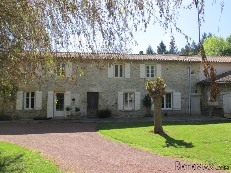 Stone House With Outbuildings Set In..