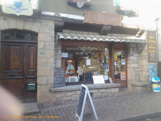 Tea Lounge In Historic Town. Josselin -..