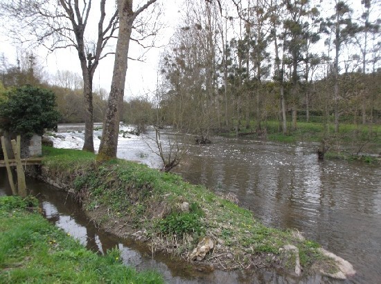 House Near River at Edge of Village - 2