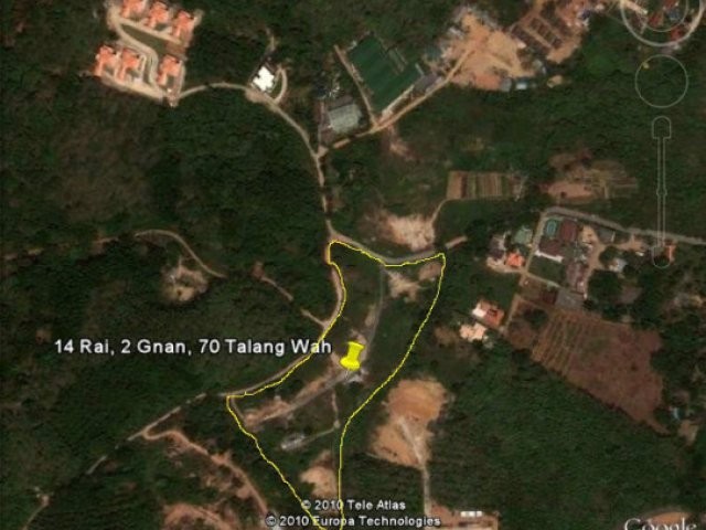 Chalong Hillside Land Plot on Big..