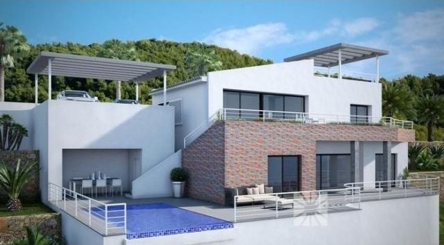 Modern villa in Altea with sea Views