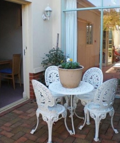 Secure and peaceful garden courtyards..
