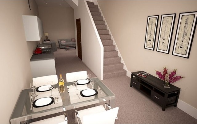 Two Bedroom Duplex Apartment, Custom..