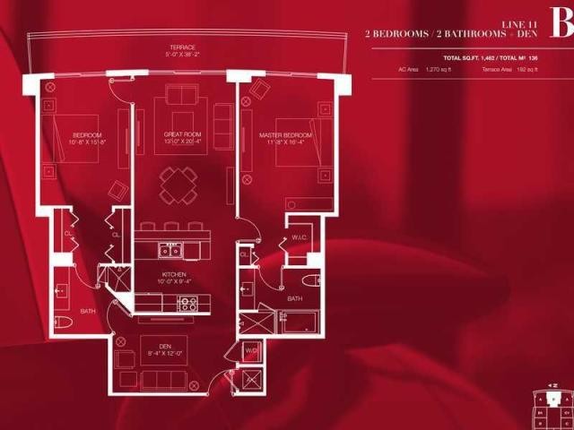 2 bedroom Flat For Sale: 1100 S MIAMI.. - 2