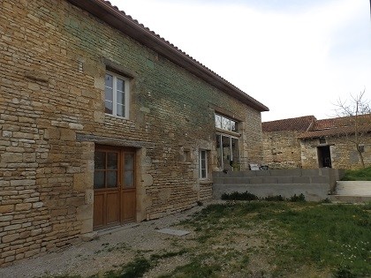 Village house with walled garden