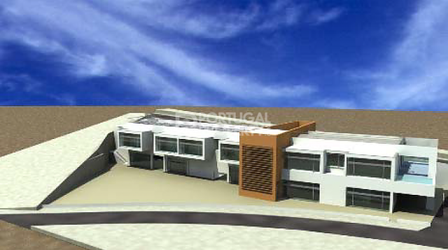 A plot of land with approved project..