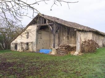 LOT ET GARONNE barn avec terrain of 450..