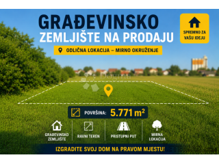 Ekskluzivno u Dogmi! Građevinsko zemljište 5.771 m²