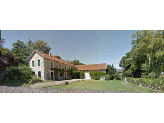 Manor house with huge barns and large..
