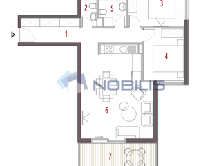 TOP PONUDA! Split, Trogir, Seget, dvosoban stan, 75.23m2..