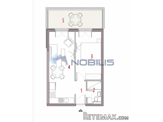 TOP PONUDA! Split, Trogir, Seget, moderan stan, 46.17 m2..