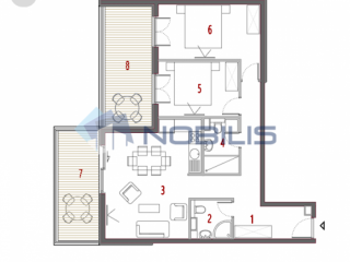 TOP PONUDA! Split, Trogir, Seget, dvosoban stan, 88.15 m2..