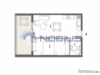TOP PONUDA! Split, Trogir, Seget, moderan stan, 57.75 m2..