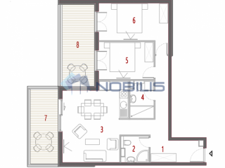 TOP PONUDA! Split, Trogir, Seget, dvosoban stan, 88.15m2..