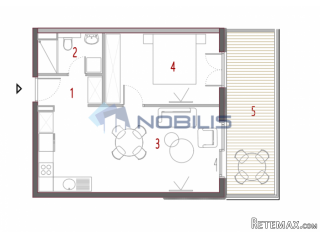 TOP PONUDA! Split, Trogir, Seget, moderan stan, 55,73 m2..