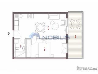 TOP PONUDA! Split, Trogir, Seget, moderan stan, 53.74 m2..