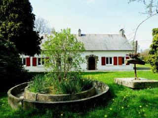 Longere with Cider Press in Garden
