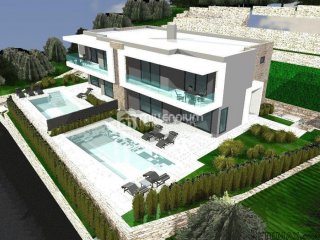 Kostrena, samostojeća kuća s dva stana, novogradnja