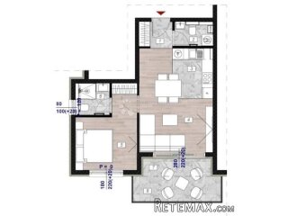 POVLJANA, STAN S12, 50,80 m²