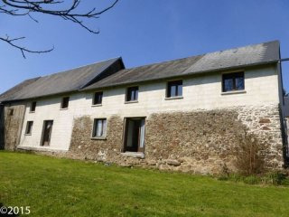 Country Stone House With Garden..