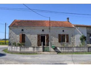 Pretty stone house with outbuildings