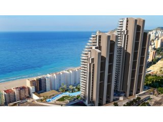 Viviendas nuevas en primera línea de playa en Benidorm, a..