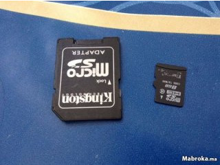 Carte mémoire Kingston 8 gb