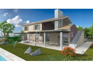 Svetvinčenat, luksuzna vila s 3 spavaće sobe, pogled more!