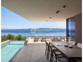 Brseč, 280m2, vila s bazenom i pogledom na more