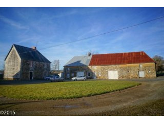 Group Of Stone Houses And Outbuildings..