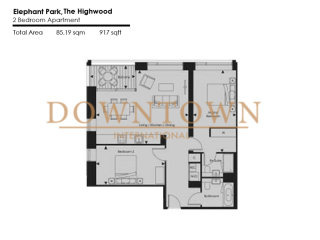 2 Bedroom, The Highwood, Elephant Park..